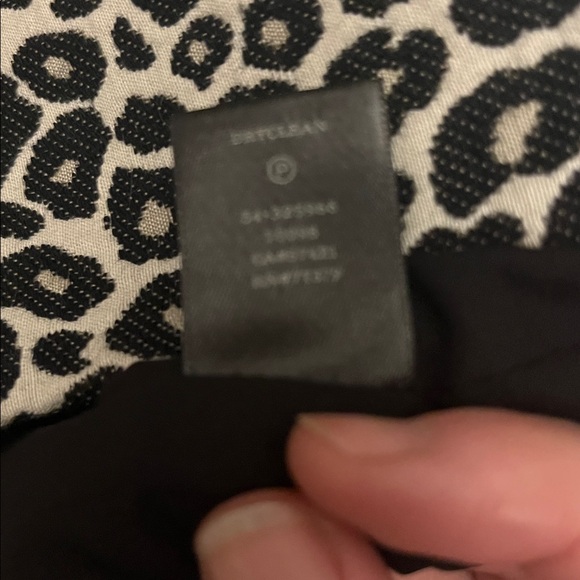 Ann Taylor Black and White Animal Print Blazer - Picture 7 of 7